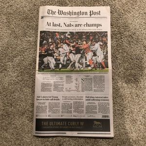 Copy of Washington Post Celebrating Washington Nationals World Series Win